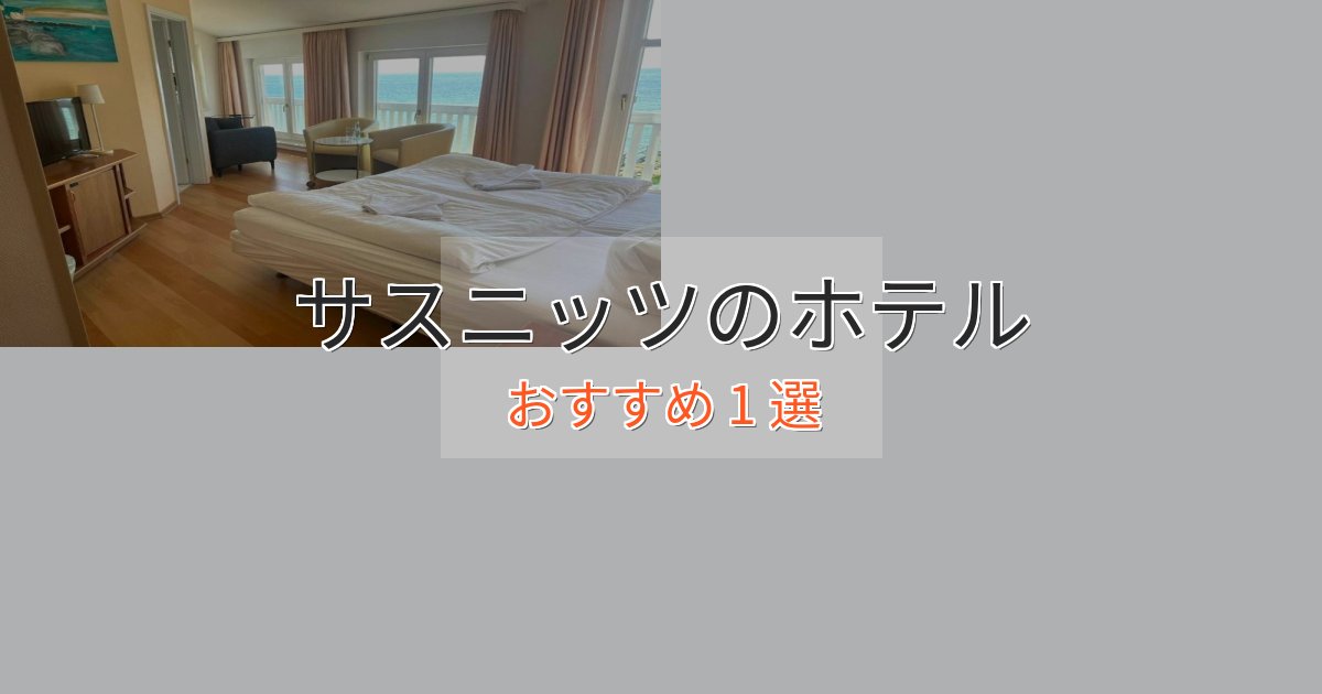 立地最高サスニッツの洗練されたホテル1選【上品な宿泊】 立地最高サスニッツの洗練されたホテル1選【上品な宿泊】